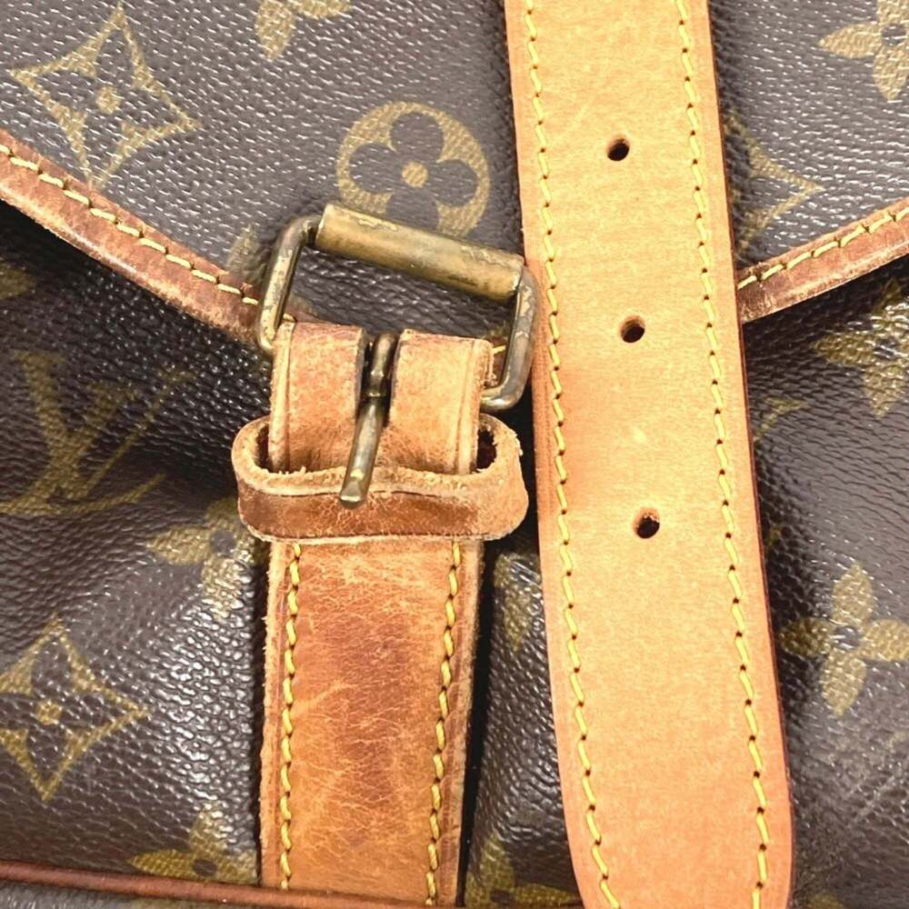 LOUIS VUITTON M42254 Monogram Saumur 35 Handbag, Crossbody Bag, Flap Shoulder... - Picture 13 of 16